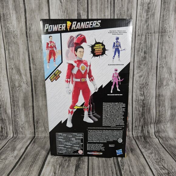 Mighty Morphin Power Rangers Red Ranger Toy 12" Action Figure Hasbro NEW - Picture 3 of 6